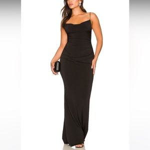 Katie May Surreal Gown new with tags size large black